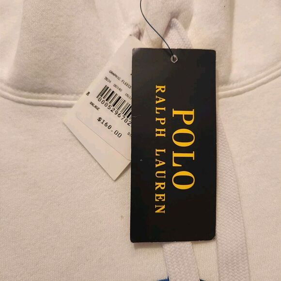 Ralph Lauren Ski Polo Bear Fleece Hoodie Men XXL Fair Isle Sweater Christmas - Picture 7 of 8